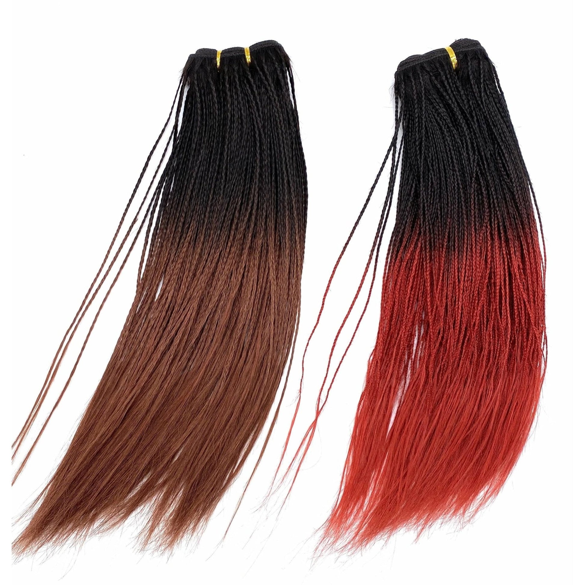 Unique Micro Braid 14" T1B Burgundy / 100% Human Hair - VIP Extensions