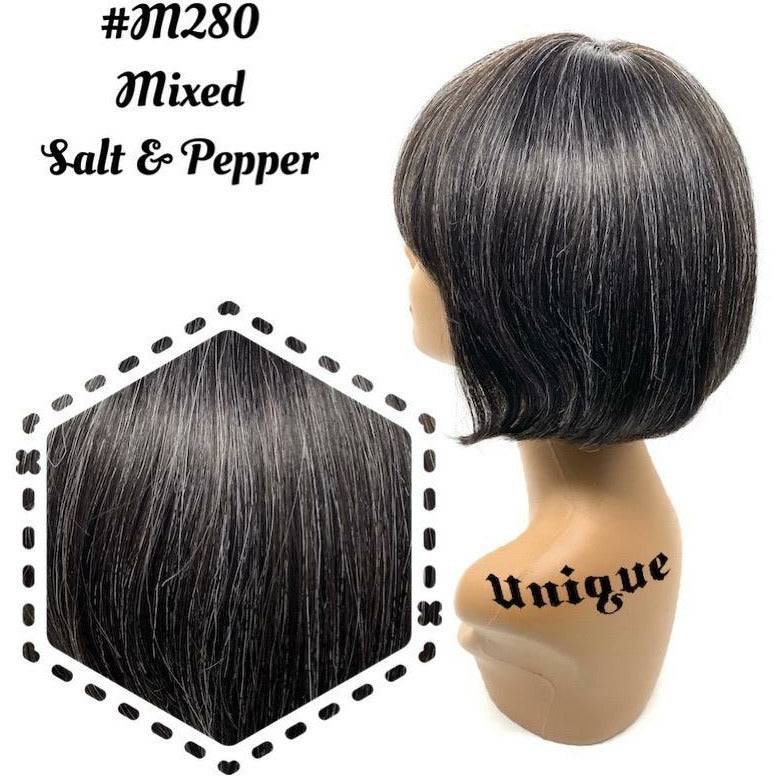 Unique's 100% Human Hair Full Wig / Style "B" - VIP Extensions