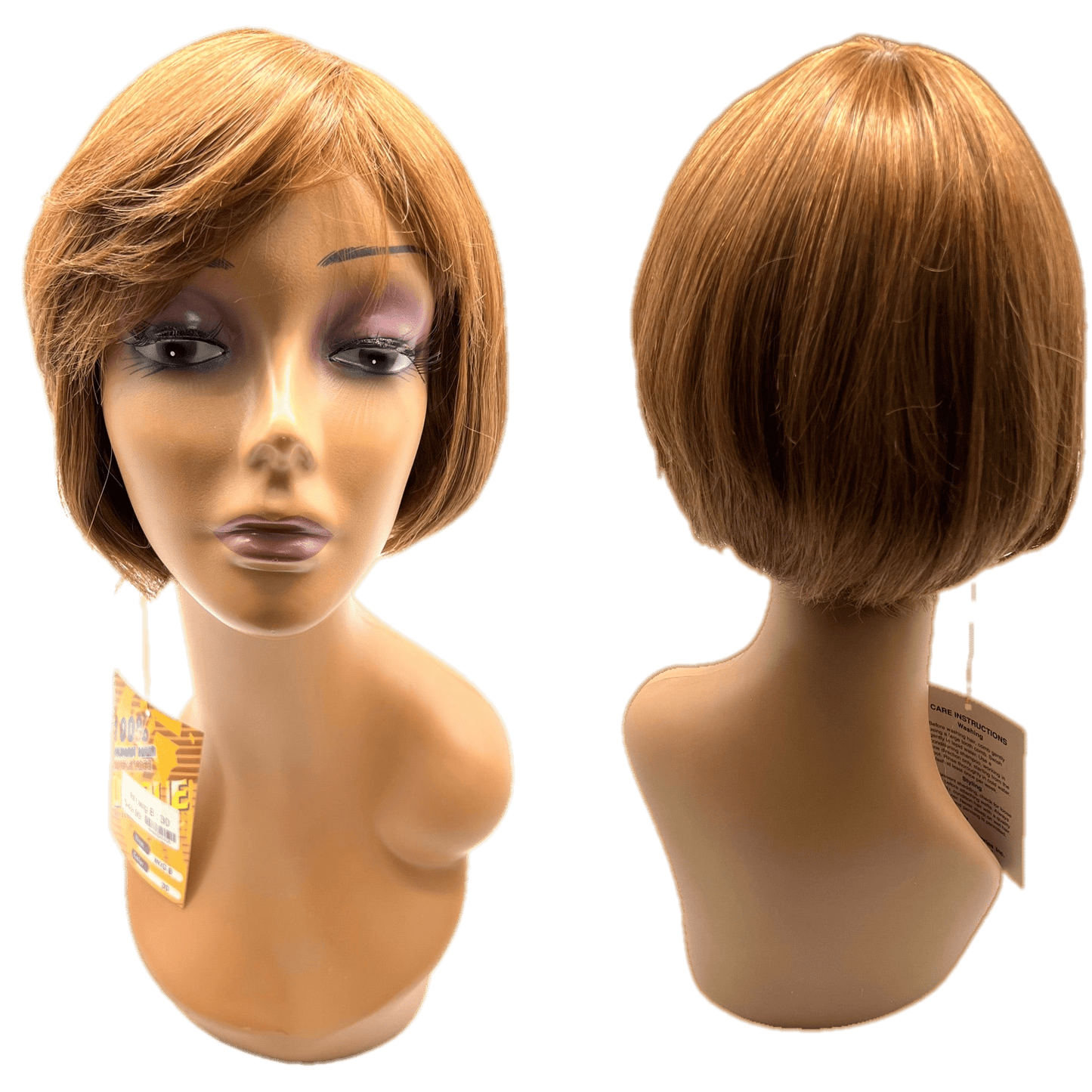 Unique's 100% Human Hair Full Wig / Style "B" - VIP Extensions