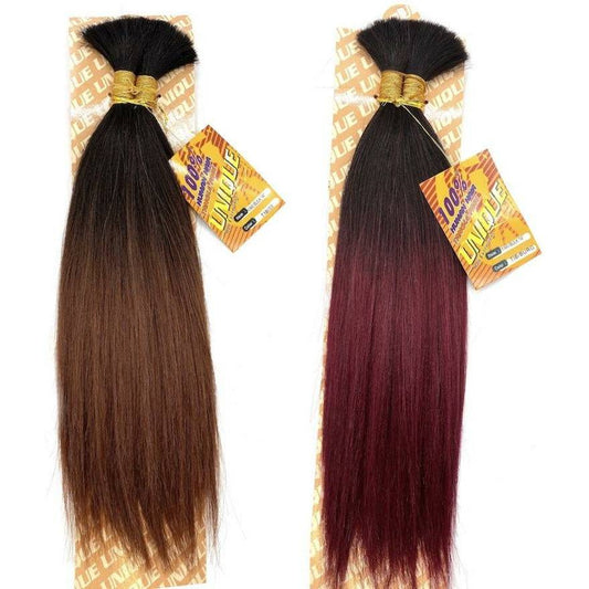 Unique's Yaki Bulk 20" / 100% Human Hair - VIP Extensions