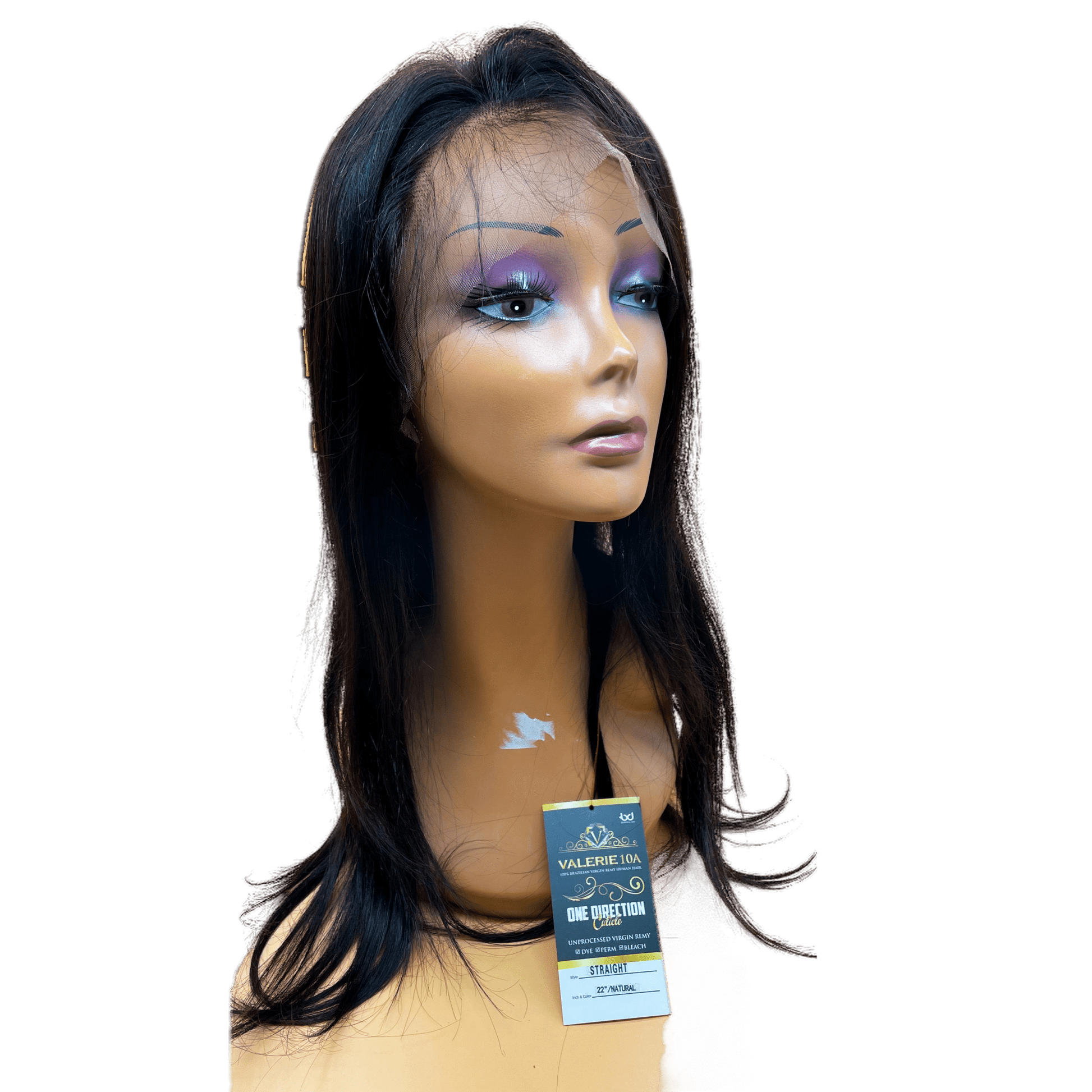 Valerie 10A Full Lace wig One Direction cuticle Straight 22'' - VIP Extensions
