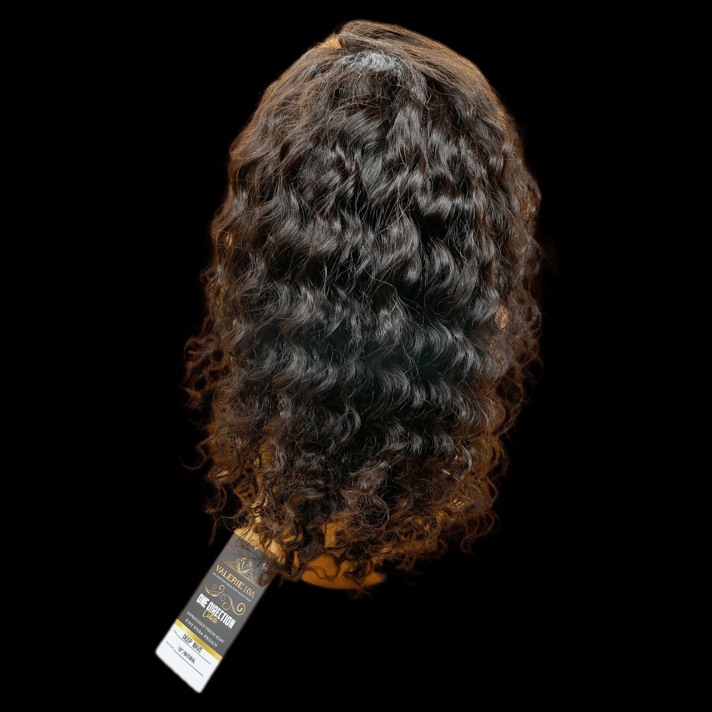 Valerie 10A Lace wig 360 One Direction Cuticle Deep Wave 18'' - VIP Extensions