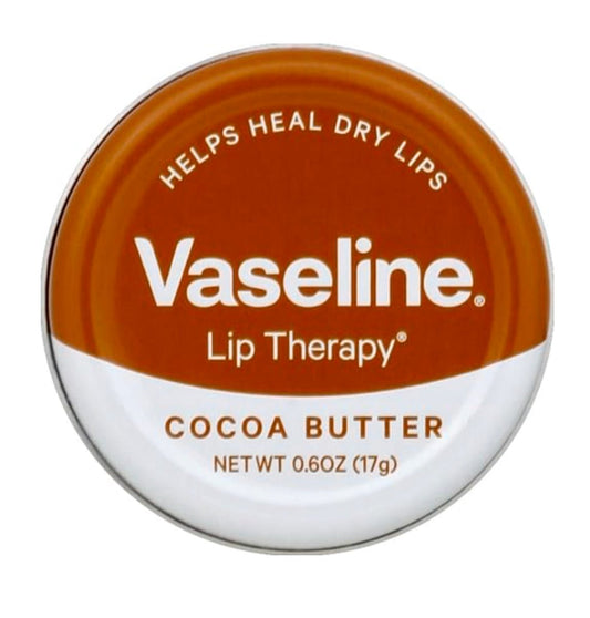 Vaseline Lip Therapy Lip Balm Tin, Cocoa Butter, 0.6 oz - VIP Extensions