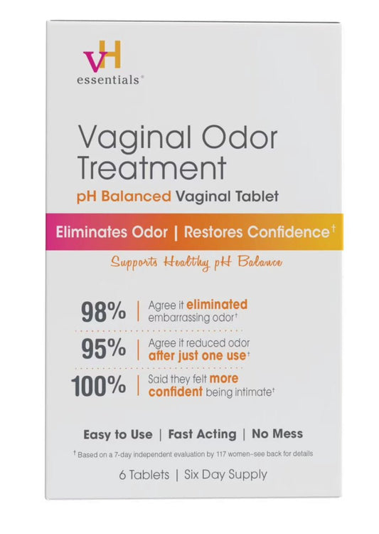 VH Essentials Vaginal Odor Treatment Balanced Suppositories with Applicator - VIP Extensions