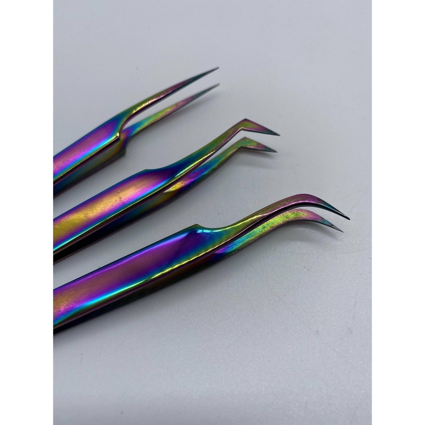 VIP 3 Piece Eyelash Tweezers Kit - VIP Extensions