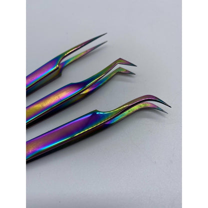 VIP 3 Piece Eyelash Tweezers Kit - VIP Extensions