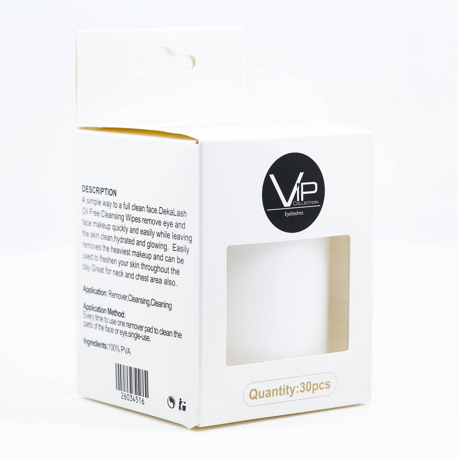 VIP - Clean Cotton Pads for Eyelash 30 pcs - VIP Extensions