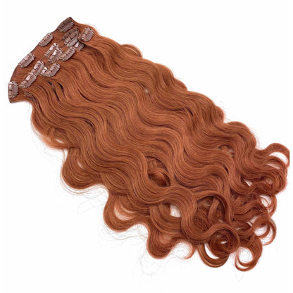 VIP Clip Extensions/ Body Wave 18" - ClipeX System - VIP Extensions