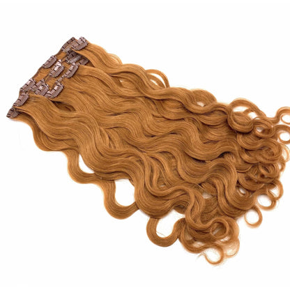 VIP Clip Extensions/ Body Wave 18" - ClipeX System - VIP Extensions