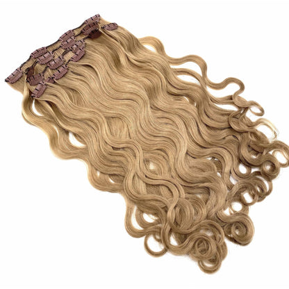 VIP Clip Extensions/ Body Wave 18" - ClipeX System - VIP Extensions