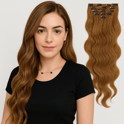 VIP Clip Extensions / Body Wave - 24'' (170 g ) - ClipeX System - VIP Extensions