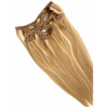 VIP Clip Extensions/ Silky Straight - 18" - ClipeX system - VIP Extensions