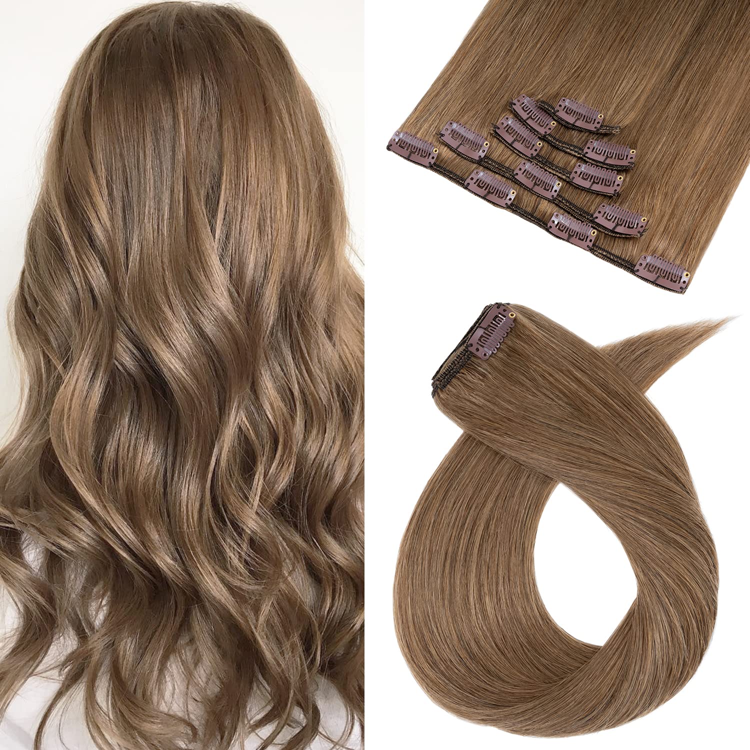 VIP Clip Extensions / Silky Straight - 24'' (170 g ) - ClipeX System - VIP Extensions