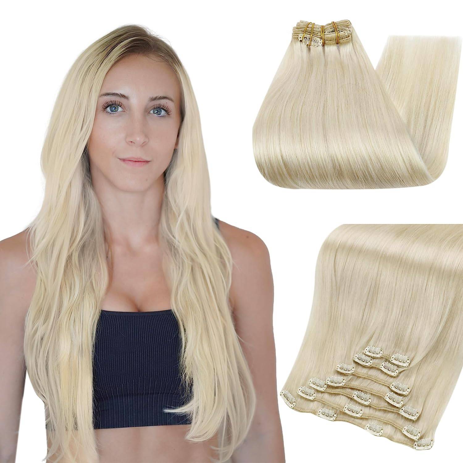 VIP Clip Extensions / Silky Straight - 24'' (170 g ) - ClipeX System - VIP Extensions