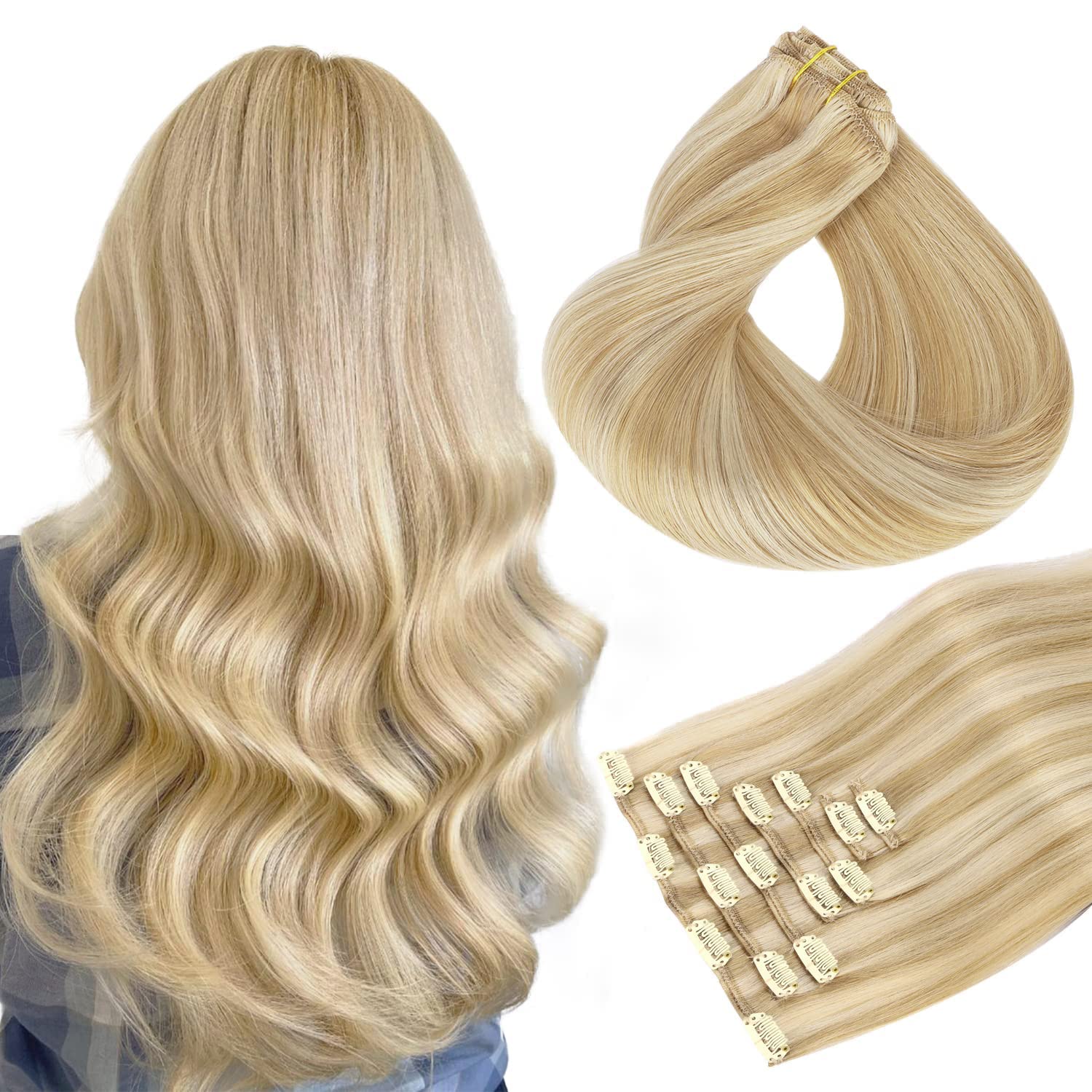 VIP Clip Extensions / Silky Straight - 24'' (170 g ) - ClipeX System - VIP Extensions