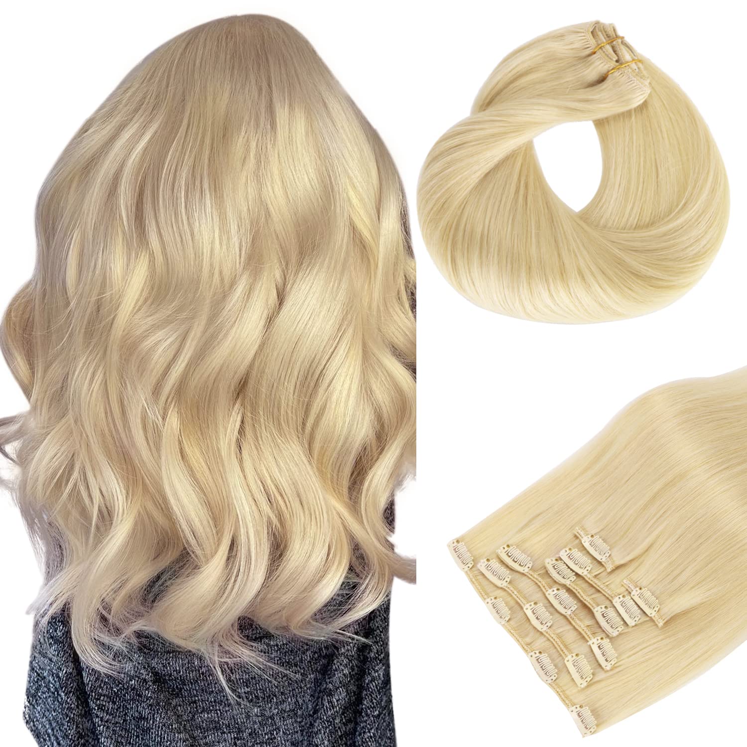 VIP Clip Extensions / Silky Straight - 24'' (170 g ) - ClipeX System - VIP Extensions