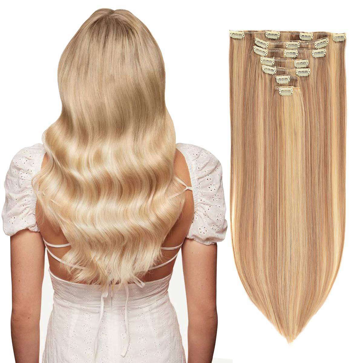 VIP Clip Extensions / Silky Straight - 24'' (170 g ) - ClipeX System - VIP Extensions