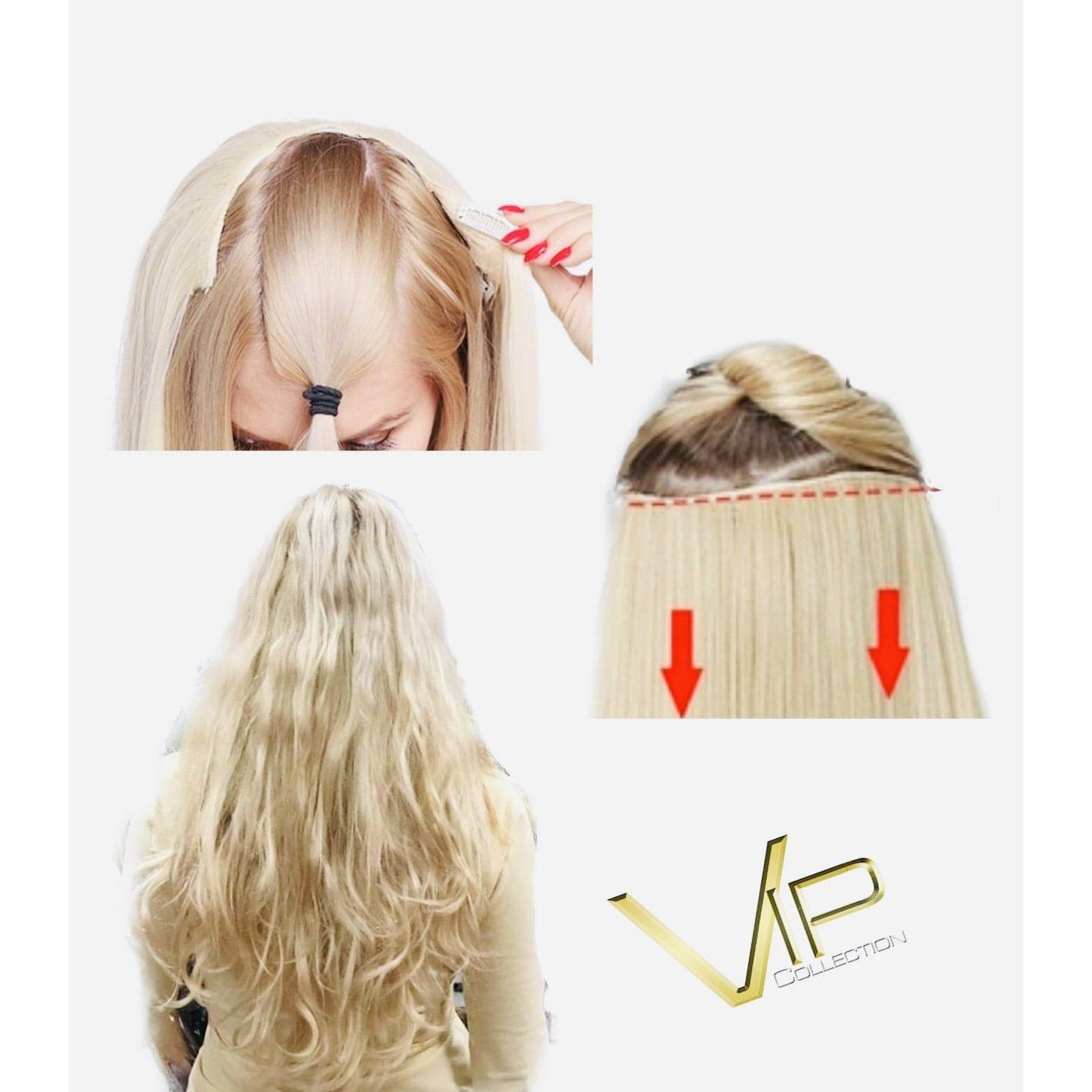 VIP Collection Synthetic Clip - In Extensions / Amber 17'' - VIP Extensions