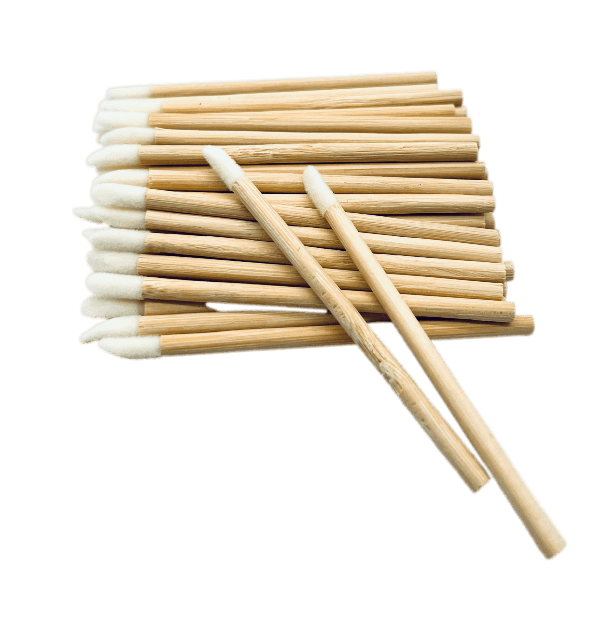 VIP - Eyelash accessories - Lip Brush with Bamboo Handle 50 pcs/bag - VIP Extensions