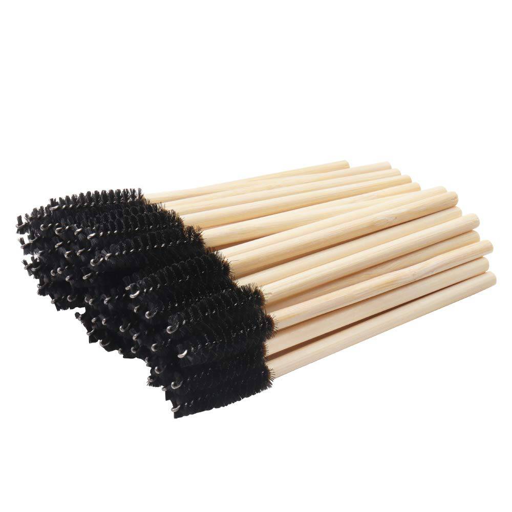 VIP - Eyelash accessories - Mascara Wands with Bamboo Handle - 50 pcs/bag - VIP Extensions