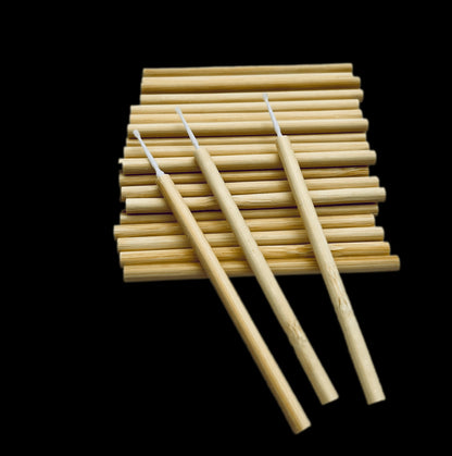 VIP - Eyelash accessories - Micro Brushes with Bamboo Handle 50 pcs/bag - VIP Extensions
