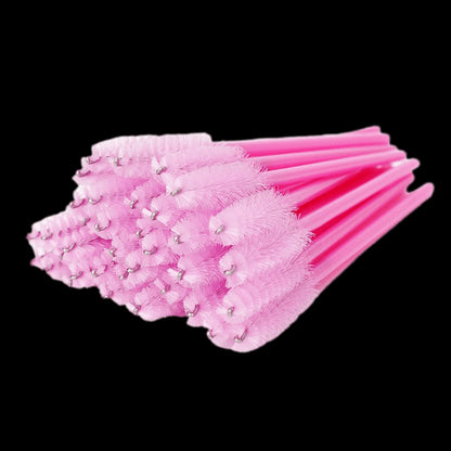 VIP Eyelash accessories - Pink Color Mascara Wands (100 strand/bag) - VIP Extensions