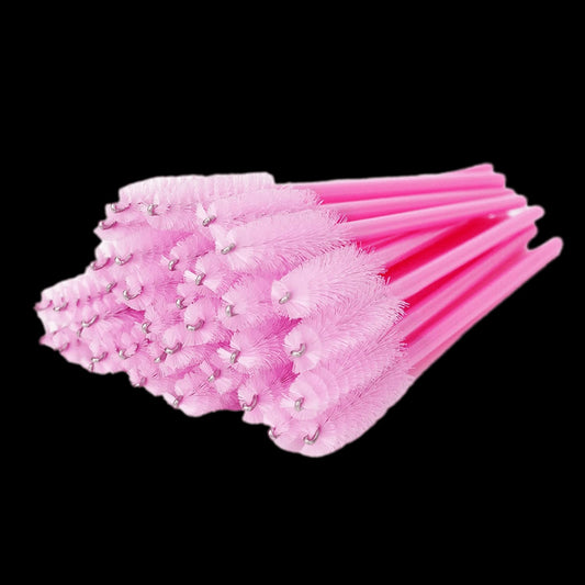 VIP Eyelash accessories - Pink Color Mascara Wands (100 strand/bag) - VIP Extensions