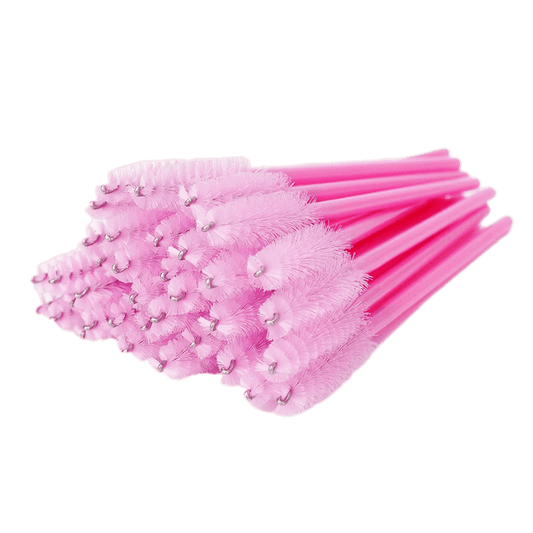 VIP Eyelash accessories - Pink Color Mascara Wands (100 strand/bag) - VIP Extensions