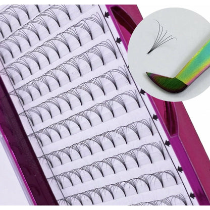 VIP Eyelashes - Pre Fanned Lash Extrensions 12 Lines 6D curl - VIP Extensions