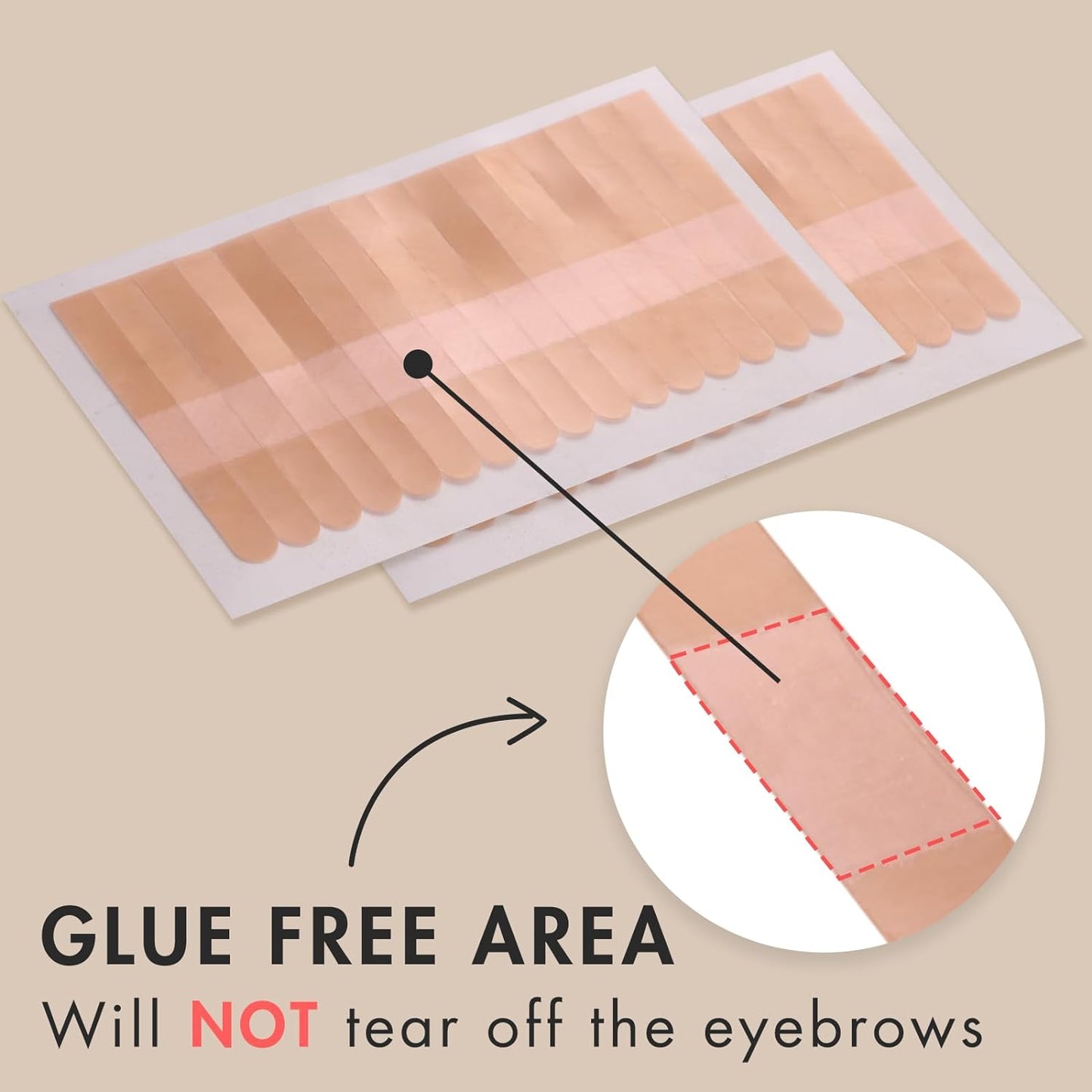 VIP Eyelid Lift Tape strips 10 sheets pack, 120 strips - VIP Extensions