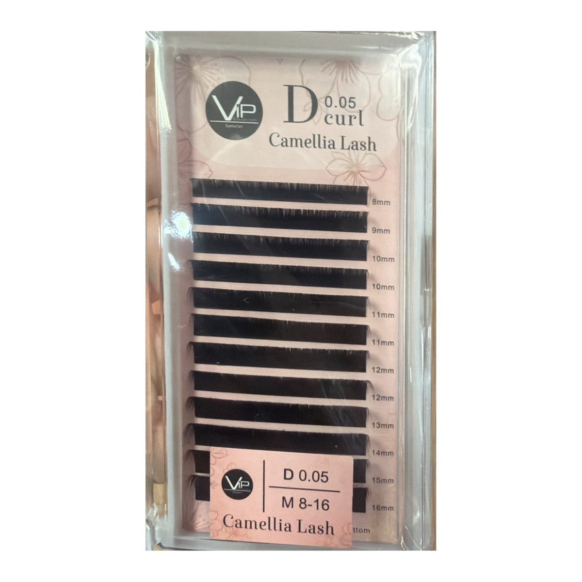 VIP Camellia Lash D curl 0.05 tray