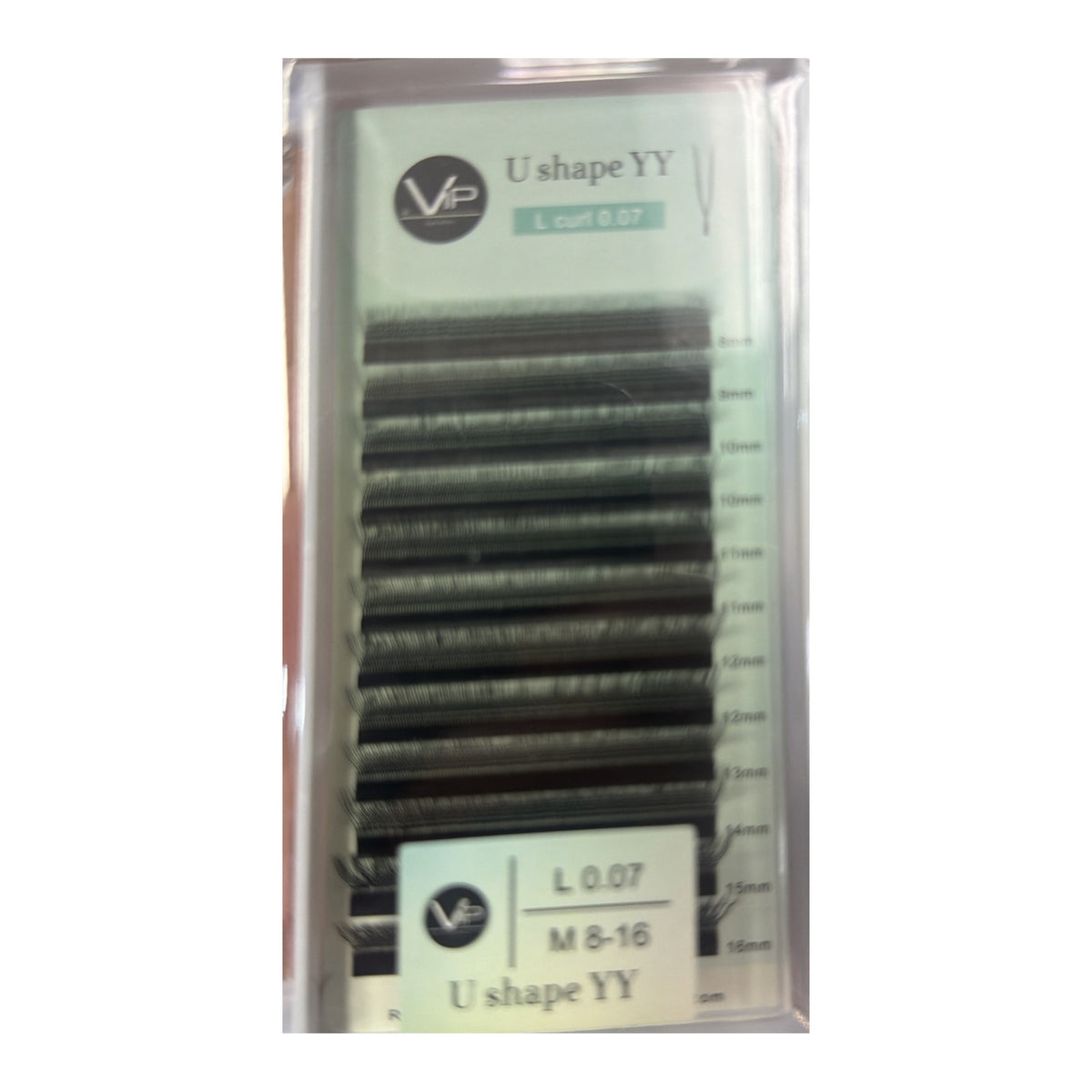 VIP Lashes U Shape YY L curl 0.07 tray
