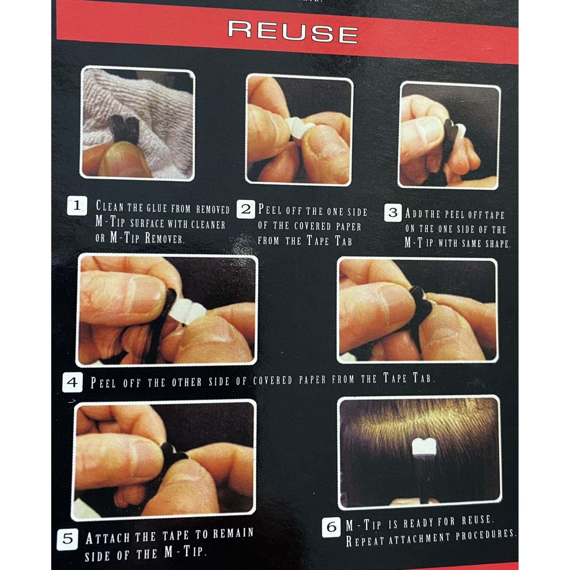 VIP M - Tip System (Tape Extensions 100 strands) / Straight 18" - VIP Extensions