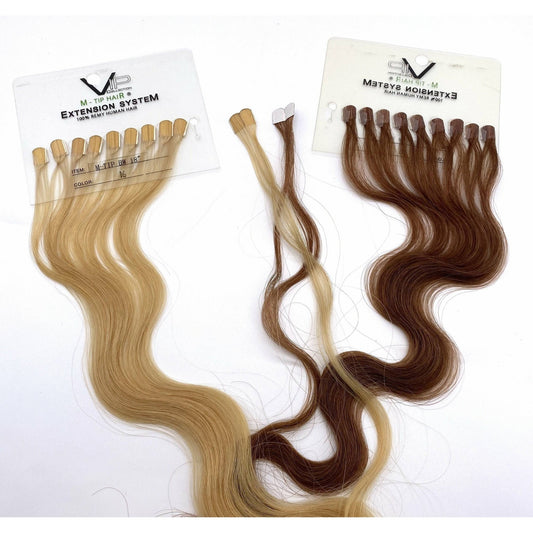 VIP M - Tip System (Tape extensions 100 strands) / Wavy 18" - VIP Extensions