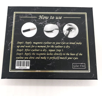 VIP Magnetic Lashes with Magnetic Eyeliner - 2 pairs - VIP Extensions