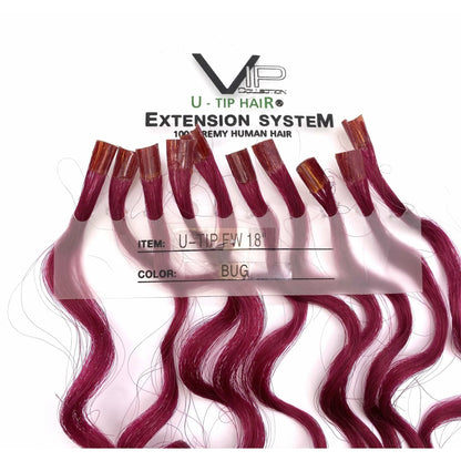 VIP U - Tip System / Curly 18" - VIP Extensions