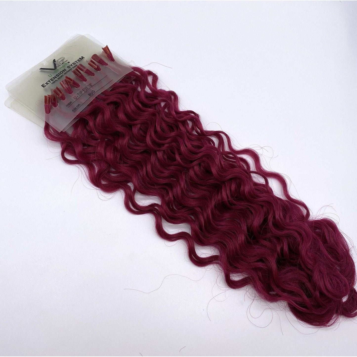 VIP U - Tip System / Curly 18" - VIP Extensions