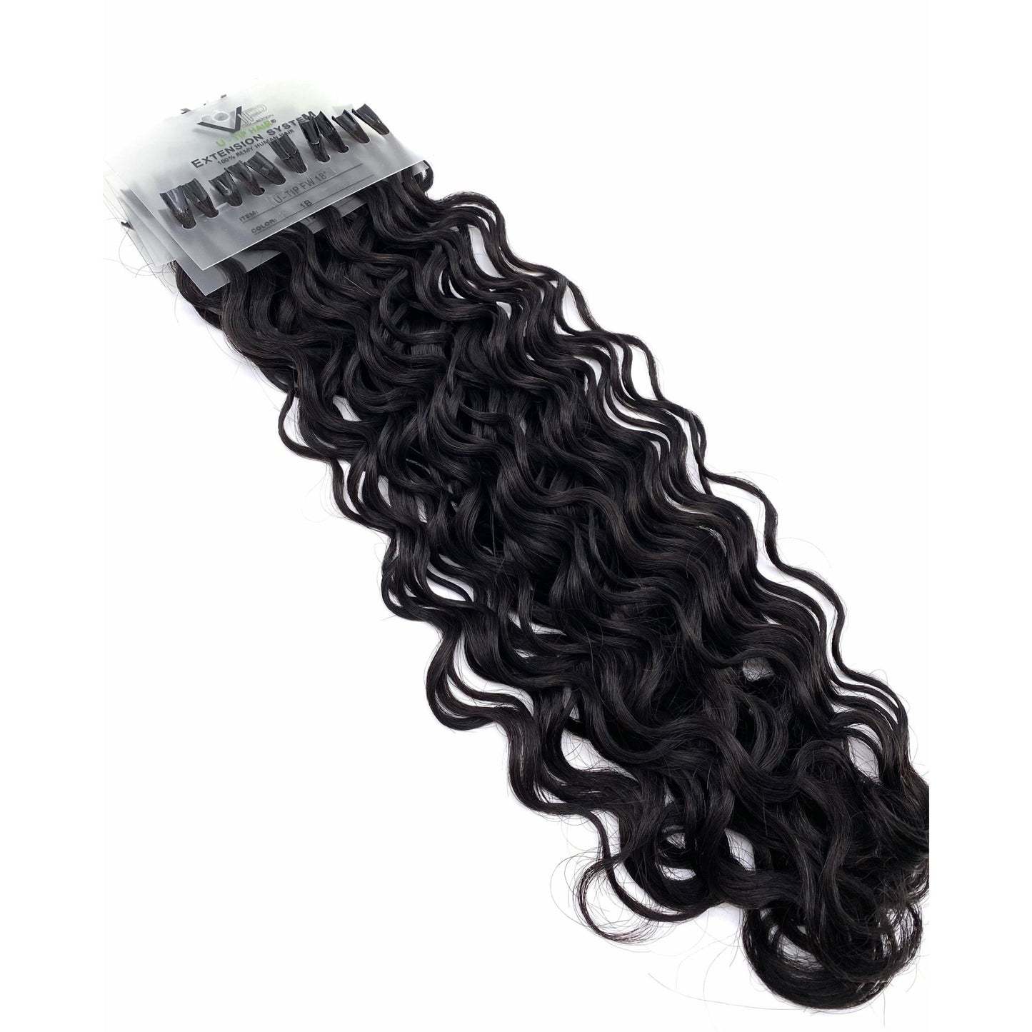 VIP U - Tip System / Curly 18" - VIP Extensions