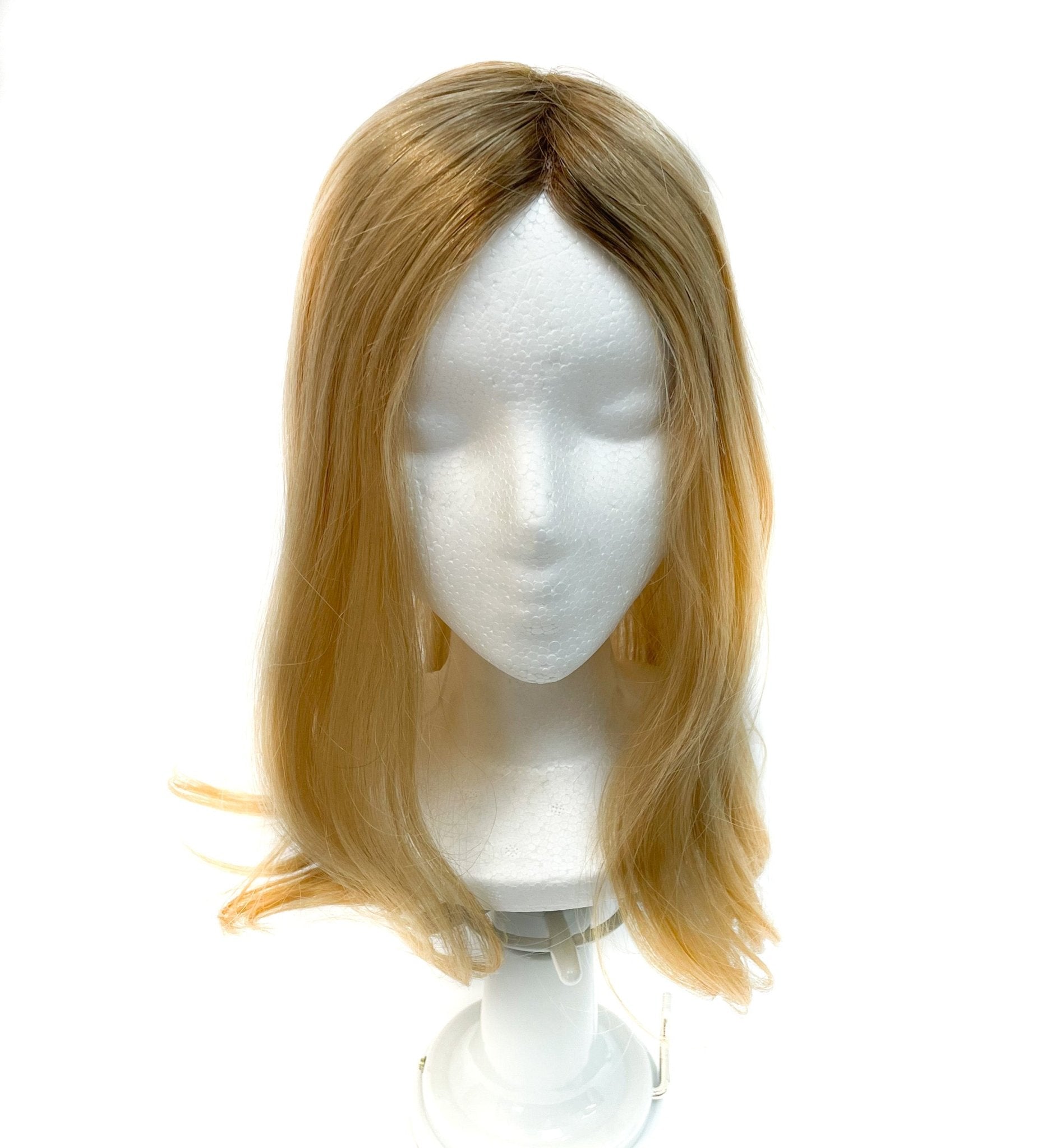 Virgin Remy Human Hair Silk Straight Top Topper Pieces J - TP04 - VIP Extensions