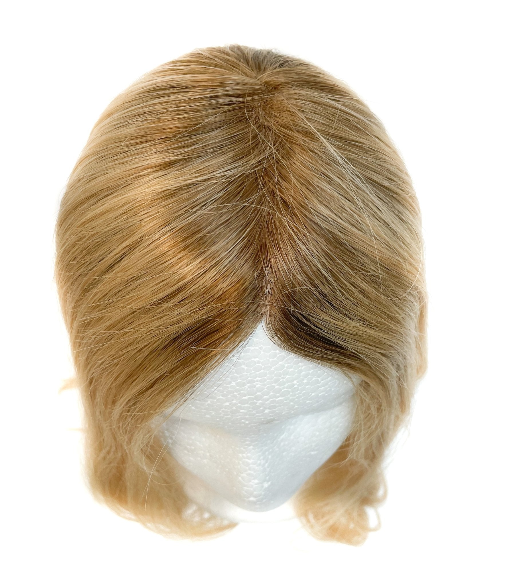 Virgin Remy Human Hair Silk Straight Top Topper Pieces J - TP04 - VIP Extensions