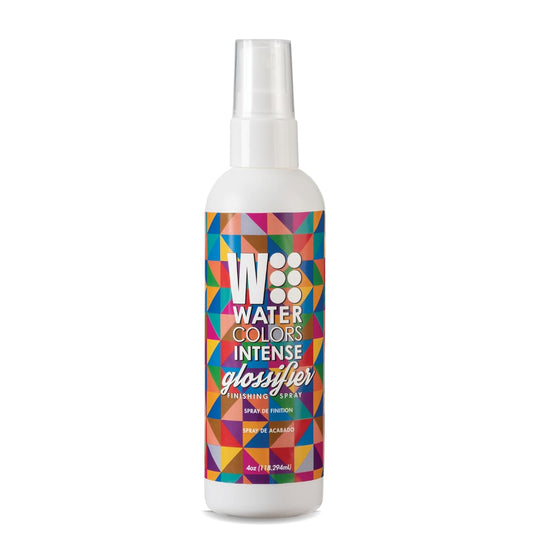 Watercolors Intense Hair Glossifier, Anti Frizz & UV Protector Finishing Spray 4 oz - VIP Extensions