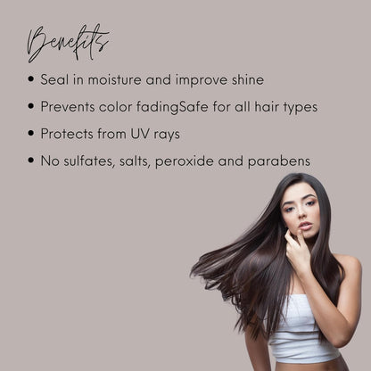 Watercolors Intense Hair Glossifier, Anti Frizz & UV Protector Finishing Spray 4 oz - VIP Extensions