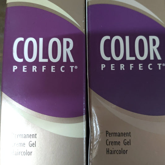 wella Color Perfect Permanent Creme Gel Hair Color - 4RV Medium Red Violet Brown by Wella for Unisex - 2 oz Hair Color - VIP Extensions