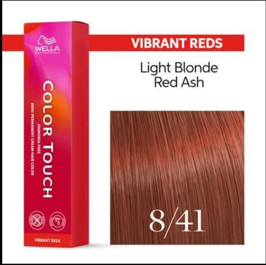 Wella color touch 20z 8/41 Light Blonde/red Ash - VIP Extensions