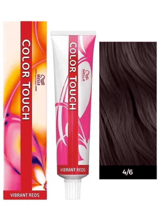 Wella Color Touch 4/6 Medium Brown Violet 2 Oz - VIP Extensions