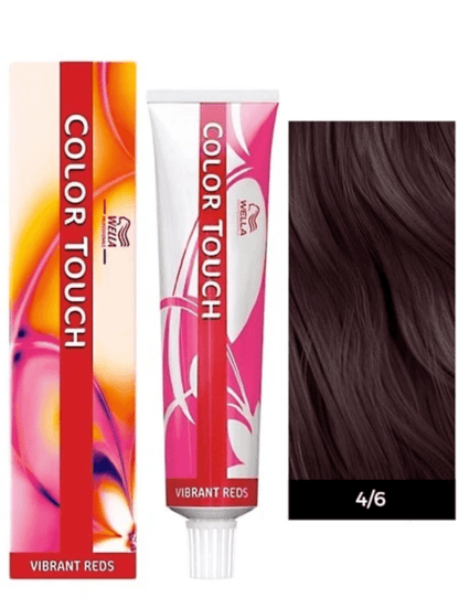 Wella Color Touch Demi-Permanent Hair Color, 2 oz - 4/6 Medium Brown Violet