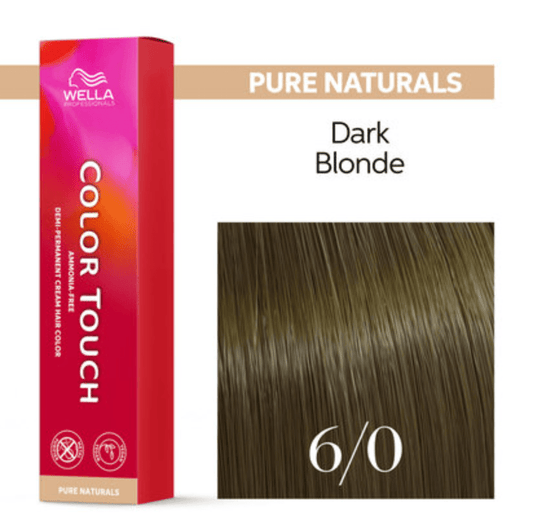 Wella Color Touch 6/0 Dark Blonde Natural 2 oz - VIP Extensions