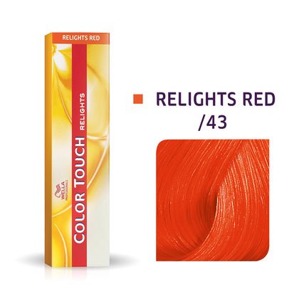 Wella Color Touch Relights /43 (Red Gold) 2oz - VIP Extensions