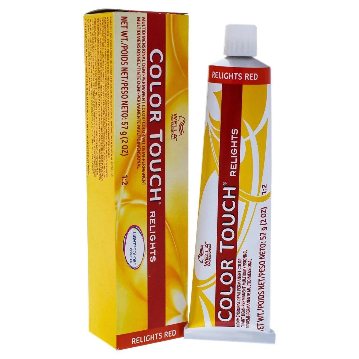 Wella Color Touch Relights Demi-Permanent Color - 34 Gold Red by Wella for Women - VIP Extensions