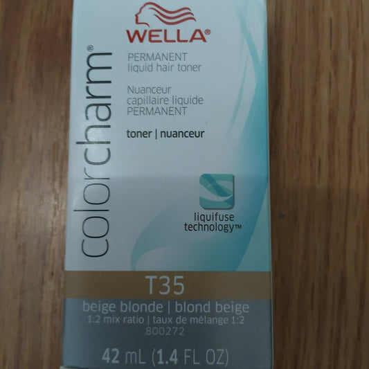 Wella ColorCharm Permanent Liquid Hair Toners for Toning T35 - VIP Extensions
